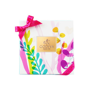 歌帝梵（GODIVA）比利时进口 夏之恋巧克力礼盒10颗装 情侣礼物送女友