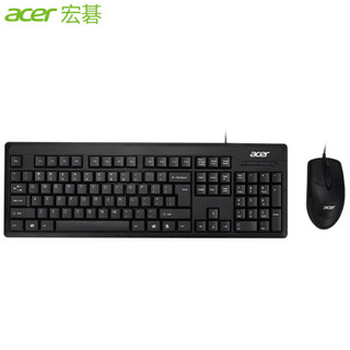 宏碁（acer）KB21-2X 键鼠套装  黑色