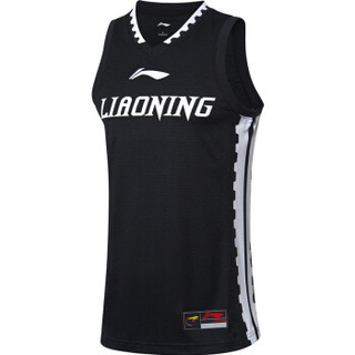 李宁 LI-NING AAYN789-2 篮球系列 男 专业比赛服类 02 11301标准黑-2 XXL