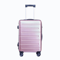咔米嗒（KAMIDA）拉杆箱男女商务休闲旅行行李箱24英寸 玫瑰金bag1801257