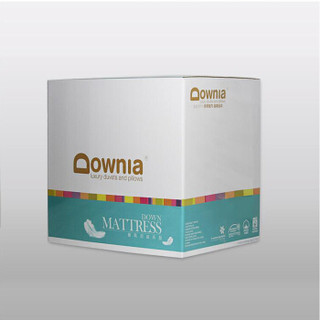 Downia 床垫家纺 希尔顿五星级酒店同款 90%白鸭绒双层羽绒床垫床褥 榻榻米垫子 填充量5.907kg 180*200+5cm