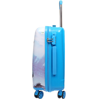 迪士尼（Disney）儿童拉杆箱20英寸小学生行李箱 漫威美国队长登机箱万向轮旅行箱 VH19052-T蓝色