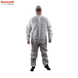 霍尼韦尔 /Honeywell 4500101 防护服TYPE5-6抛弃式防护服抗静电防尘服4500100 白色 XXL码 1件 可定制