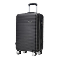 秀乐途(Surelaptop) 万向轮拉杆箱耐磨抗摔20英寸旅行箱男女行李箱登机箱 黑色