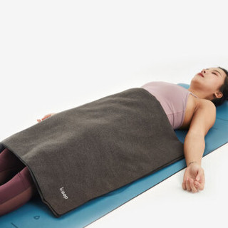 Keep 瑜伽盖毯专业艾扬格瑜伽休息术保暖折叠柔软耐磨冥想 月光灰