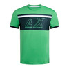 ARMANI EXCHANGE 阿玛尼奢侈品男士网面拼接针织T恤衫 3GZT88-ZJ3AZ GREEN-1838 L