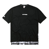 Le Coq Sportif/乐卡克 男圆领短袖T恤 CY-0128191 黑-BLK M