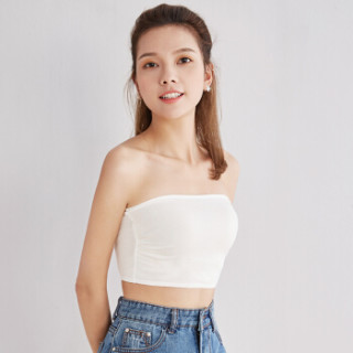 都市丽人抹胸19新品内衣女防走光内搭亲舒休闲棉质女士裹胸背心 lv