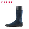 FALKE 德国鹰客 Cosyshoe羊毛居家袜防滑底绒毛保暖低筒男袜 湛蓝色dark blue 41-42 16560-6680