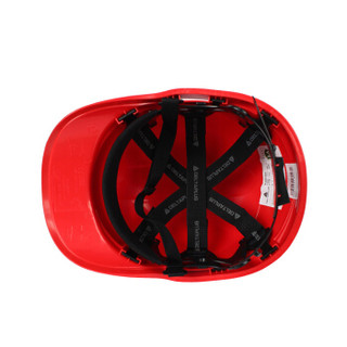 代尔塔 /DELTAPLUS 102018安全帽 工地安全帽工程建筑绝缘施工安全帽 ABS材质无通气孔  红色 102018 1顶装