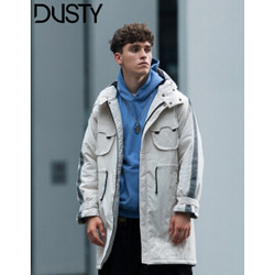 DUSTY DU194PJ001 中长款棉服 米白色 *3件