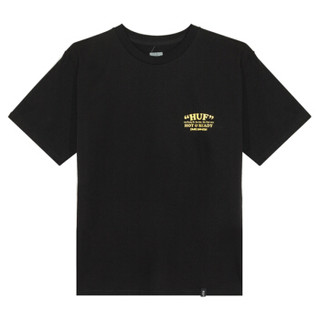 HUF 男士黑色短袖T恤 TS00589-BLACK-XL