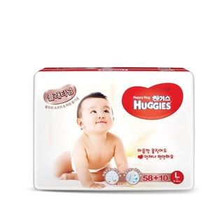 HUGGIES 好奇 铂金装系列 纸尿裤 L58+10片 韩版