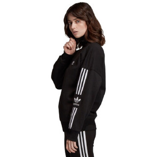 阿迪达斯 ADIDAS 三叶草 女子 运动经典系列 LOCK UP SWEAT 卫衣/套头衫 ED7526 2XS码