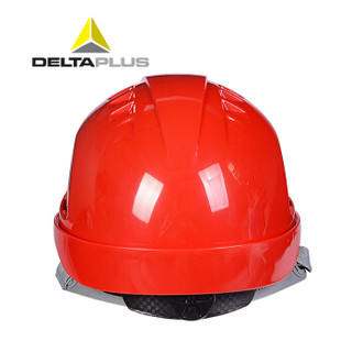 代尔塔（DELTAPLUS）102106 经典M型 ABS 增强版安全帽 红色 1个 定制款