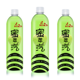 依能 蜜苹汽 添加蜂蜜 苹果味汽水饮料 500ml*24瓶 塑包量贩装