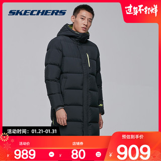 Skechers 斯凯奇 P419M024 男士长款羽绒服