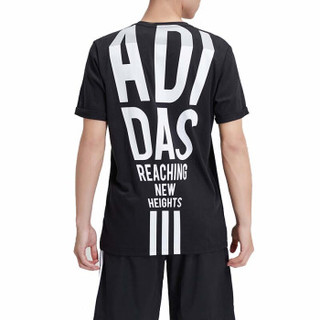 阿迪达斯 ADIDAS NEO 男子 休闲系列 M FAV SLGN TEE 运动 T恤 DW8228 L码