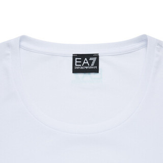 EA7  EMPORIO ARMANI 阿玛尼奢侈品女士针织T恤衫 3GTT30-TJ12Z WHITE-1100 S