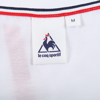 Le coq sportif/乐卡克 女圆领短袖T恤 CB-0159191 红白蓝-TRC L