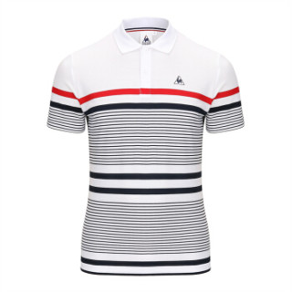 商品le coq sportif/乐卡克 男翻领短袖t恤 cb-7112191 红白蓝-trc s