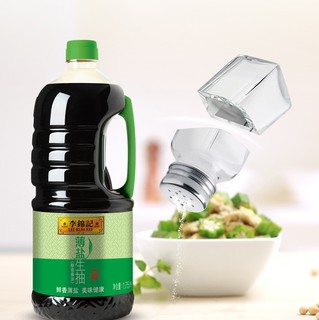 LEE KUM KEE 李锦记 酱油蚝油组合装 1.75L*2瓶+680g（薄盐生抽+味蚝鲜蚝油）