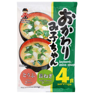 日本进口 神州一 长葱豆腐味增汤 速溶大酱汤 味噌汤包 84.2g