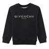 GIVENCHY KIDS 纪梵希 奢侈品童装 男士黑色混纺长袖卫衣 H25110 09B 8A/8岁/126cm