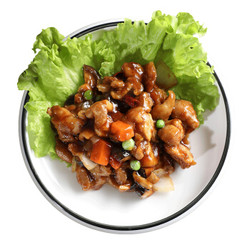 GUYAN 谷言 香菇滑雞 10袋 2000g 美味速食方便菜 生鮮半成品菜 加熱即食快餐料理包