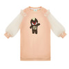 FENDI KIDS 芬迪 奢侈品童装 女童裸粉色棉质小怪兽连衣裙 JFB239 5V0 F15A5 3A/3岁/100cm