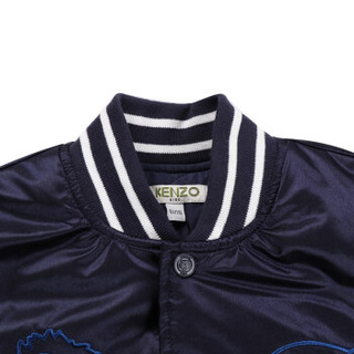 KENZO KIDS 高田贤三 奢侈品童装 男童海军蓝色涤纶虎头图案棉夹克 KN41528 49 2A/2岁/86cm