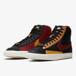 NIKE 耐克 BLAZER MID '77 BLACK/FLAX 女款休闲运动鞋