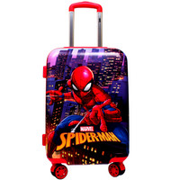 迪士尼（Disney）儿童拉杆箱20英寸小学生行李箱 漫威蜘蛛侠登机箱万向轮旅行箱 VH19052-S红色