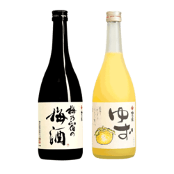 新品原装进口洋酒 梅乃宿 日式梅酒 果肉柚子酒 双支组合* 720ml