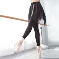 凡淑 2019夏季新品女装新款拉丁舞裤成人长裤舞蹈练功服广场舞服瑜伽裤裙裤 cchDM1697 黑色 XXL