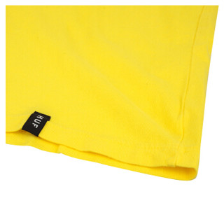 HUF 男士黄色短袖T恤 TS00509-AURORA YELLOW-L