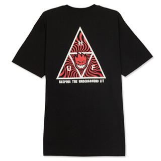 HUF 男士黑色短袖T恤 TS00656-BLACK-L