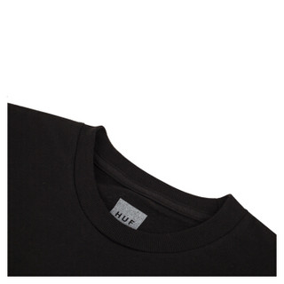 HUF 男士黑色短袖T恤 TS00587-BLACK-S