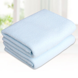 依明洁 超细纤维方巾 小毛巾 柔软吸水抹手巾 擦车巾 白色20条装
