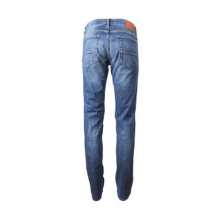 TRUSSARDI JEANS杜鲁萨迪 奢侈品 19春夏新款 男士蓝色棉质370直筒牛仔裤52J00000 1T002351  C008 U280 32码