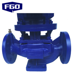 FGO 管道离心泵 ISG立式管道泵2900转380V 125-315A/150m3/h扬程110功率75kw