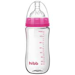 浩一贝贝（HIBB）宽口径玻璃奶瓶240ML *2件