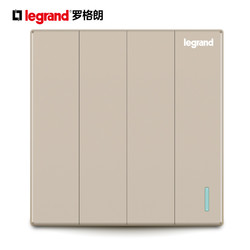 TCL-legrand 罗格朗 K8/34/2/3DE-C2 86型 四开双控开关