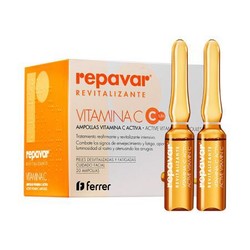 repavar/芮芙菈西班牙小安瓶VC收缩毛孔肌底液补水保湿面部精华液 1.5ml*20支 *2件