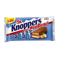 银联爆品日：Knoppers 榛子牛奶夹心巧克力棒 5 x 40g
