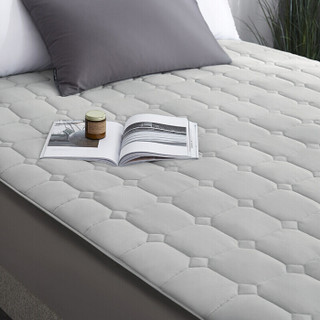 意尔嫚 床垫床褥家纺 四季可用双人轻薄床垫保护垫子 可折叠床褥子 1.2米 120*200cm 灰色