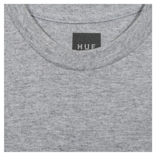 HUF 男士灰色短袖T恤 TS00508-GREY HEATHER-S