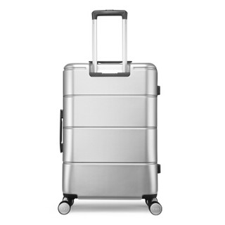 Samsonite/新秀丽拉杆箱万向轮行李箱旅行箱可托运箱飞机轮TU2 银色 25英寸