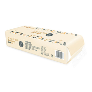 维邦（Vipoon）卷纸 竹浆本色无芯卷纸 4层960节卫生纸*42卷家用家庭装纸巾整箱销售