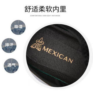 稻草人 MEXICAN 商务休闲皮鞋男士正装英伦百搭耐磨驾车轻质 DCR113 黑色 44